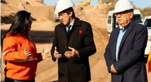 Carlos Sadir visitó el avance de la obra de la Ruta Nacional&nbsp;N°34