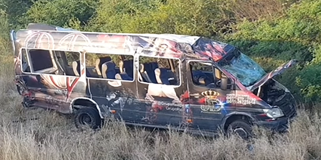 Salta: dos grupos de cumbia protagonizaron un accidente vial, hay 8&nbsp;heridos