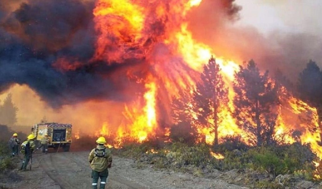 Salta sigue colaborando en la lucha contra los incendios forestales en Río&nbsp;Negro