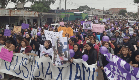 Durante la marcha por Tamara Fierro en Fraile Pintado, se registraron algunos&nbsp;incidentes
