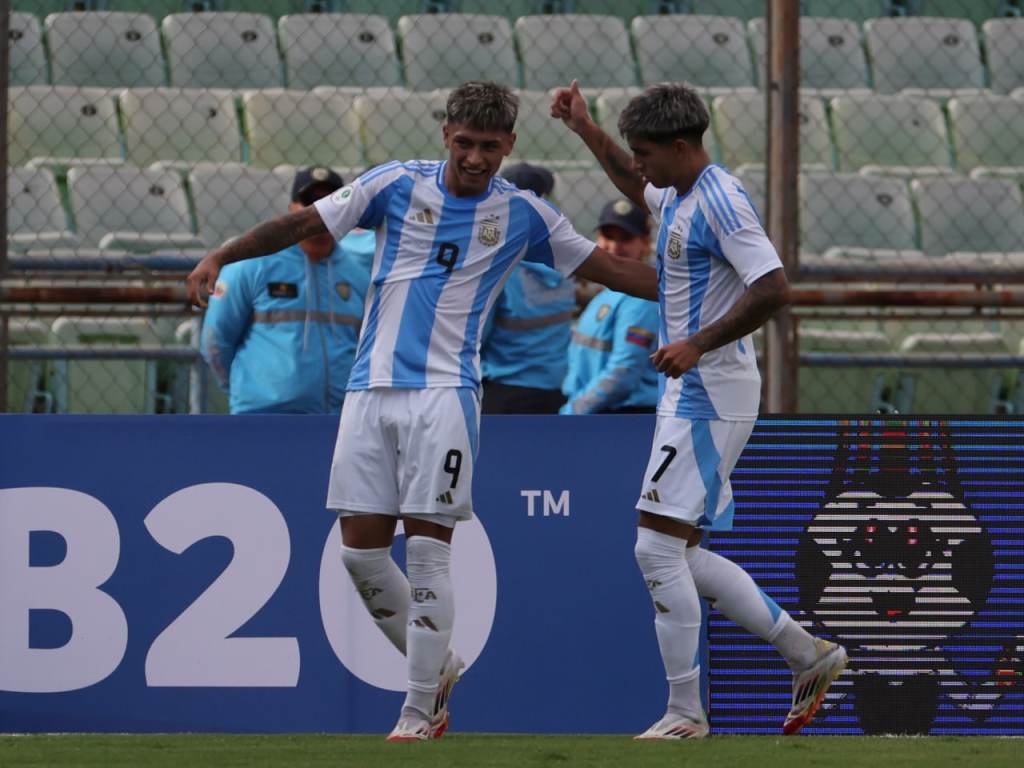 Debut arrollador de la Selección Argentina Sub 16: goleó a Chile en la Copa&nbsp;UC