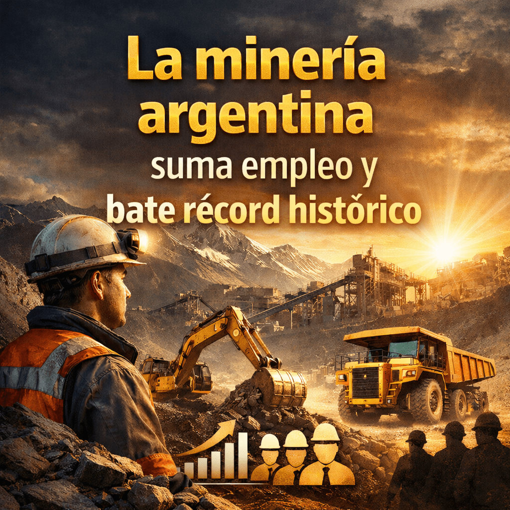 La minería argentina suma empleo y bate récord histórico 